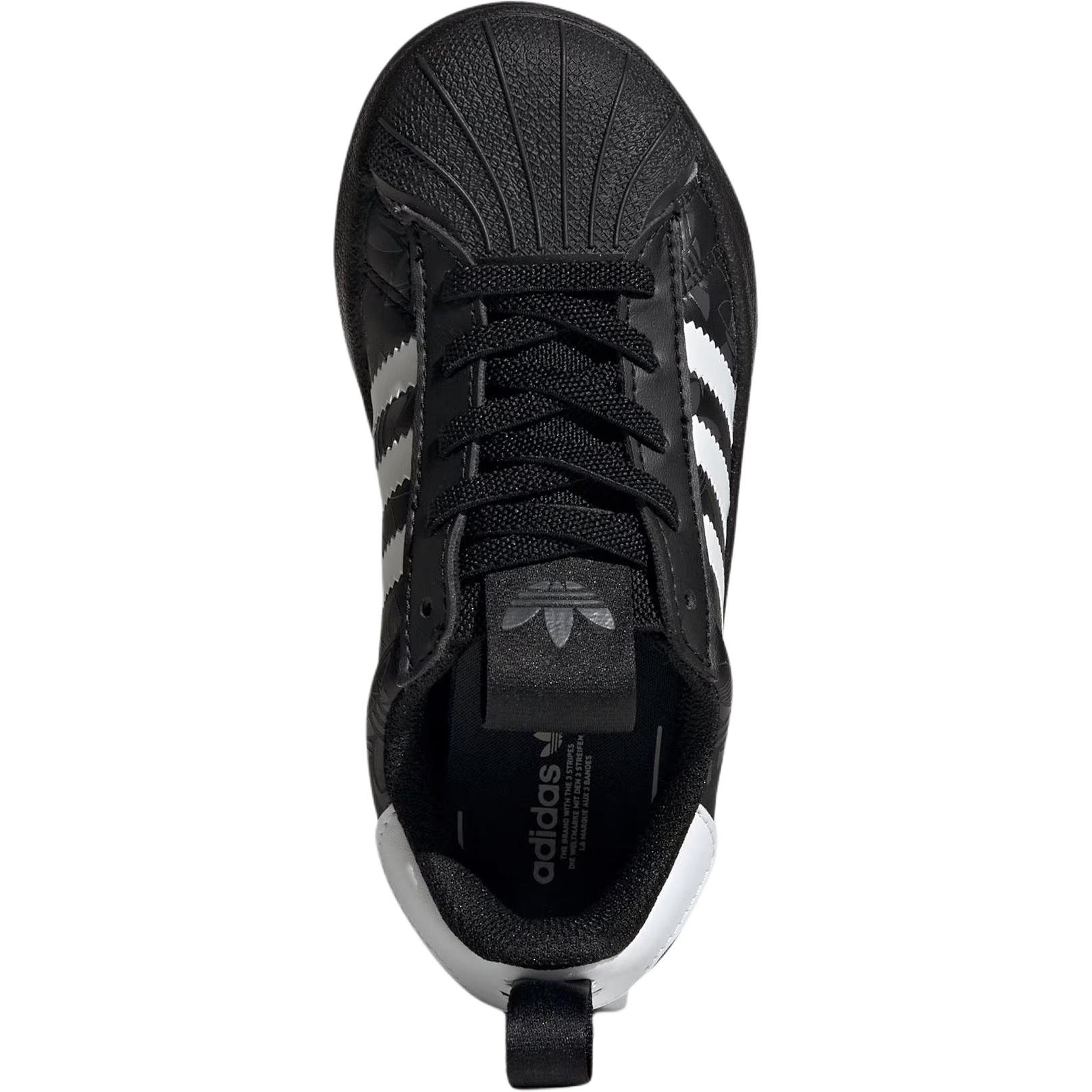 Adidas Originals Adidas AdiFom Superstar 360 C низкие детские скейтбординг кроссовки Black для подростков — фото 4