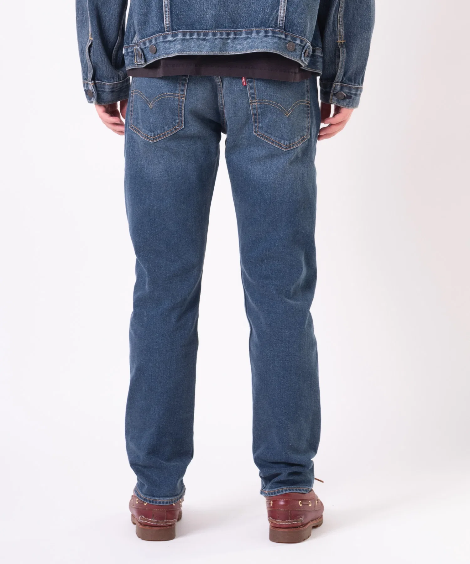 Джинсы Levi's 502™ зауженного кроя, цвет «индиго», размер Medium. — фото 3