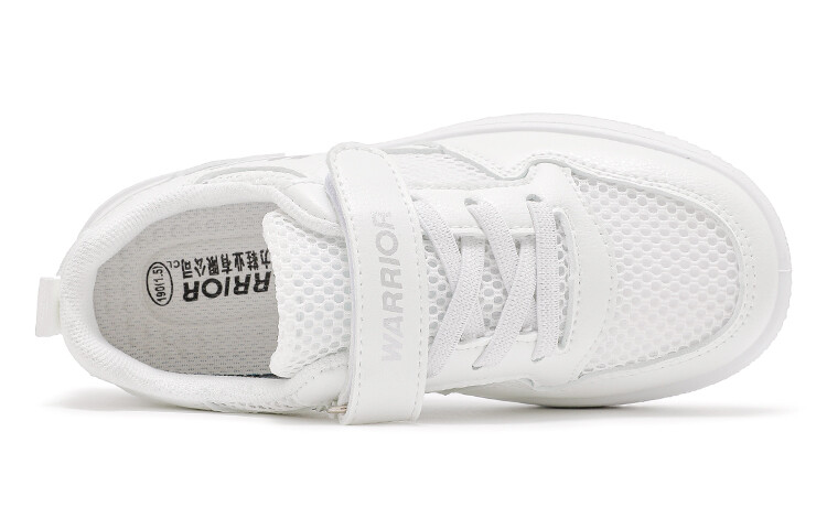 Кроссовки WARRIOR Kids Skateboarding Shoes Kids Low-top, белый — фото 3
