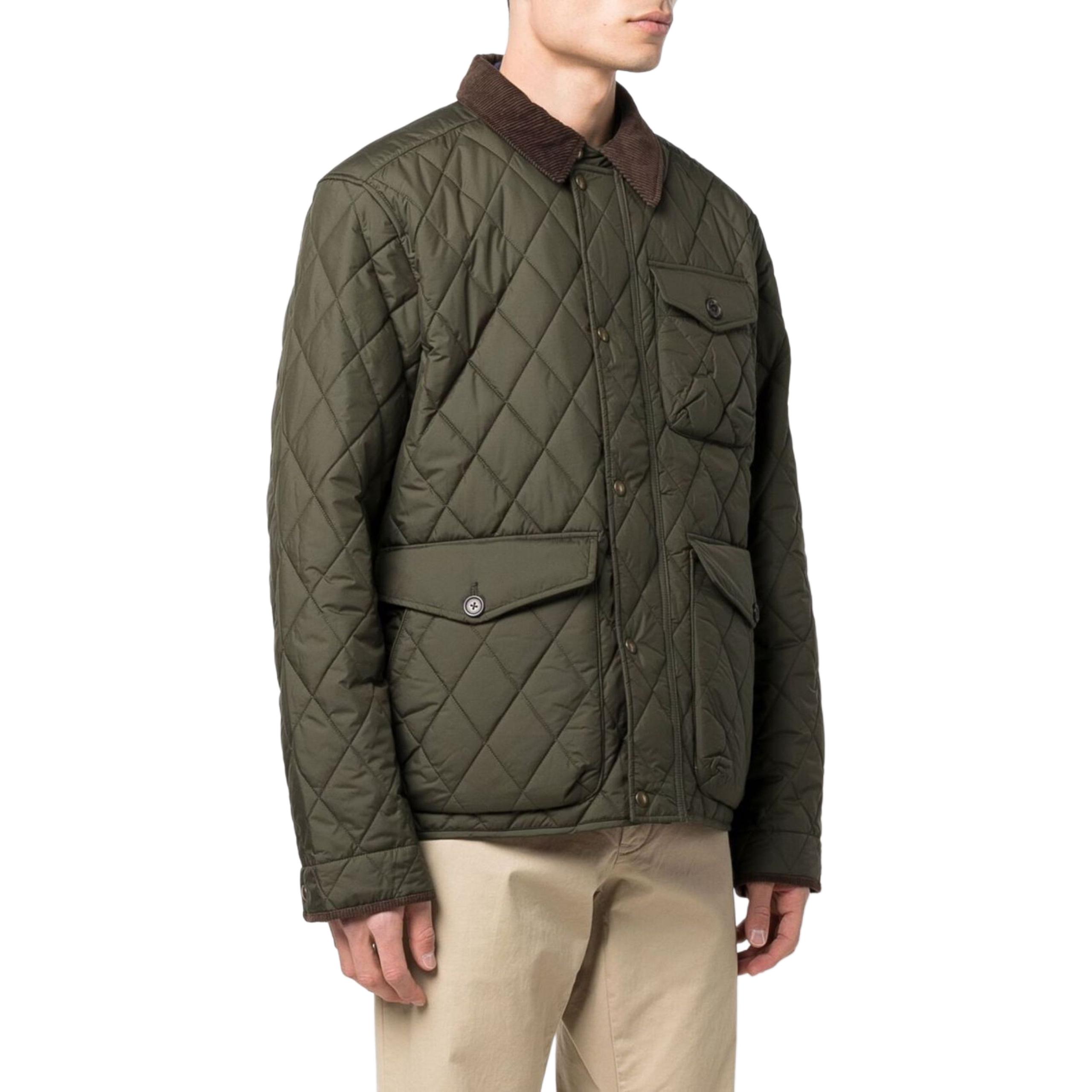 Polo Ralph Lauren Стеганая курта с прямым подолом, Green — фото 4