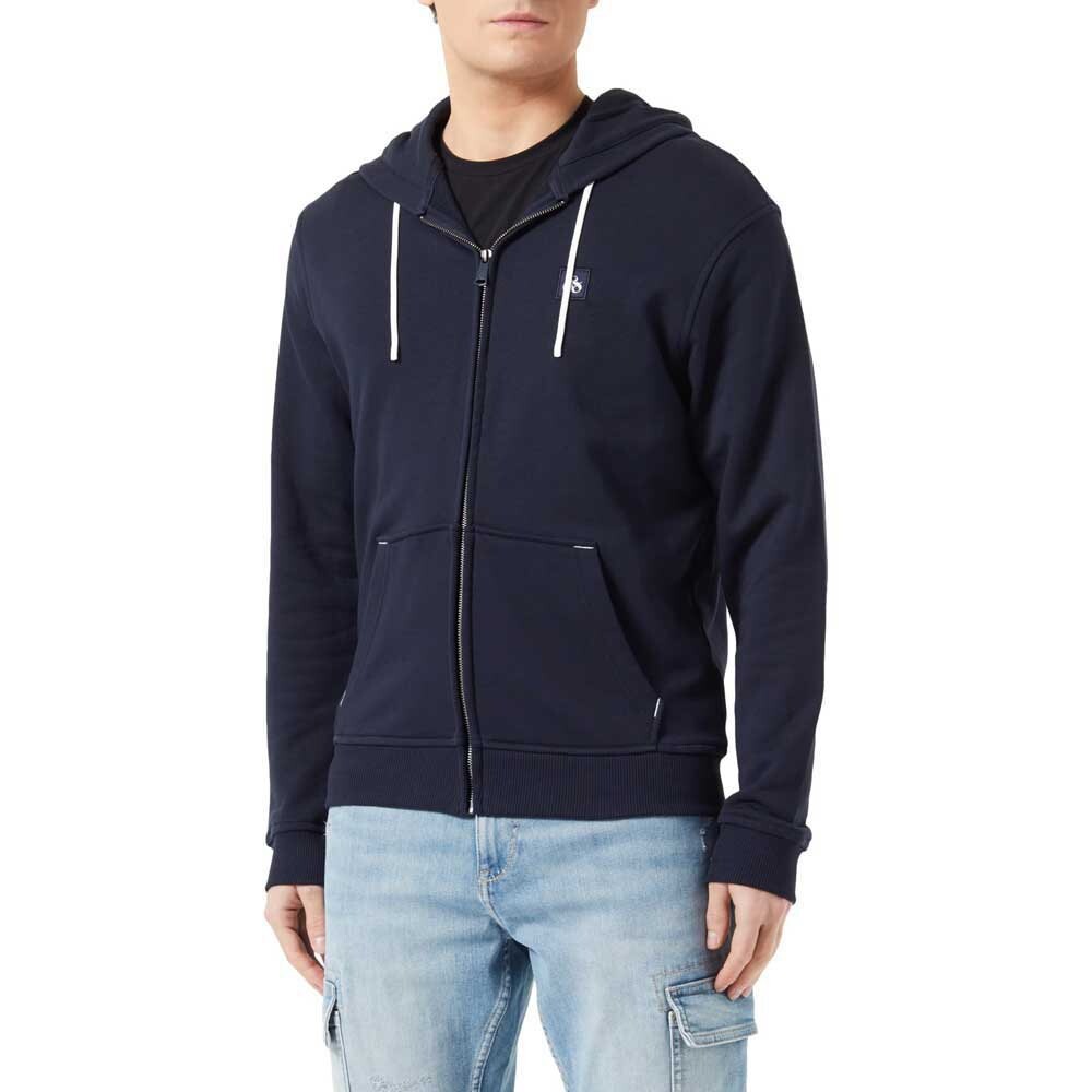 

Толстовка Scotch & Soda Essential Logo Badge Full Zip, синий