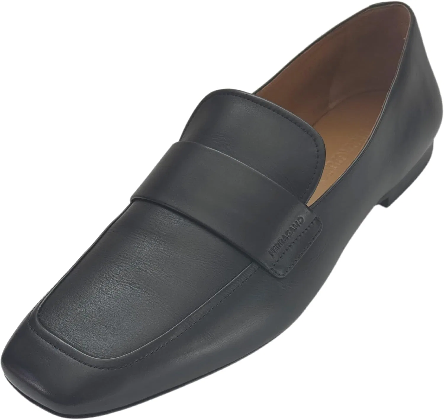 Лоферы с ремешком Ferragamo, черные
