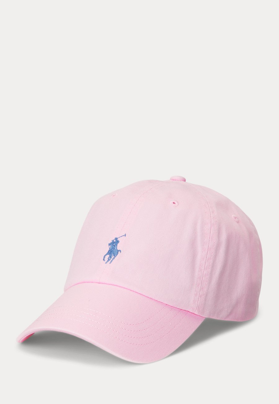 

Бейсболка Polo Ralph Lauren THE ICONIC COTTON CHINO BALL CAP, Carmel Pink /Jewel Blue/Pink
