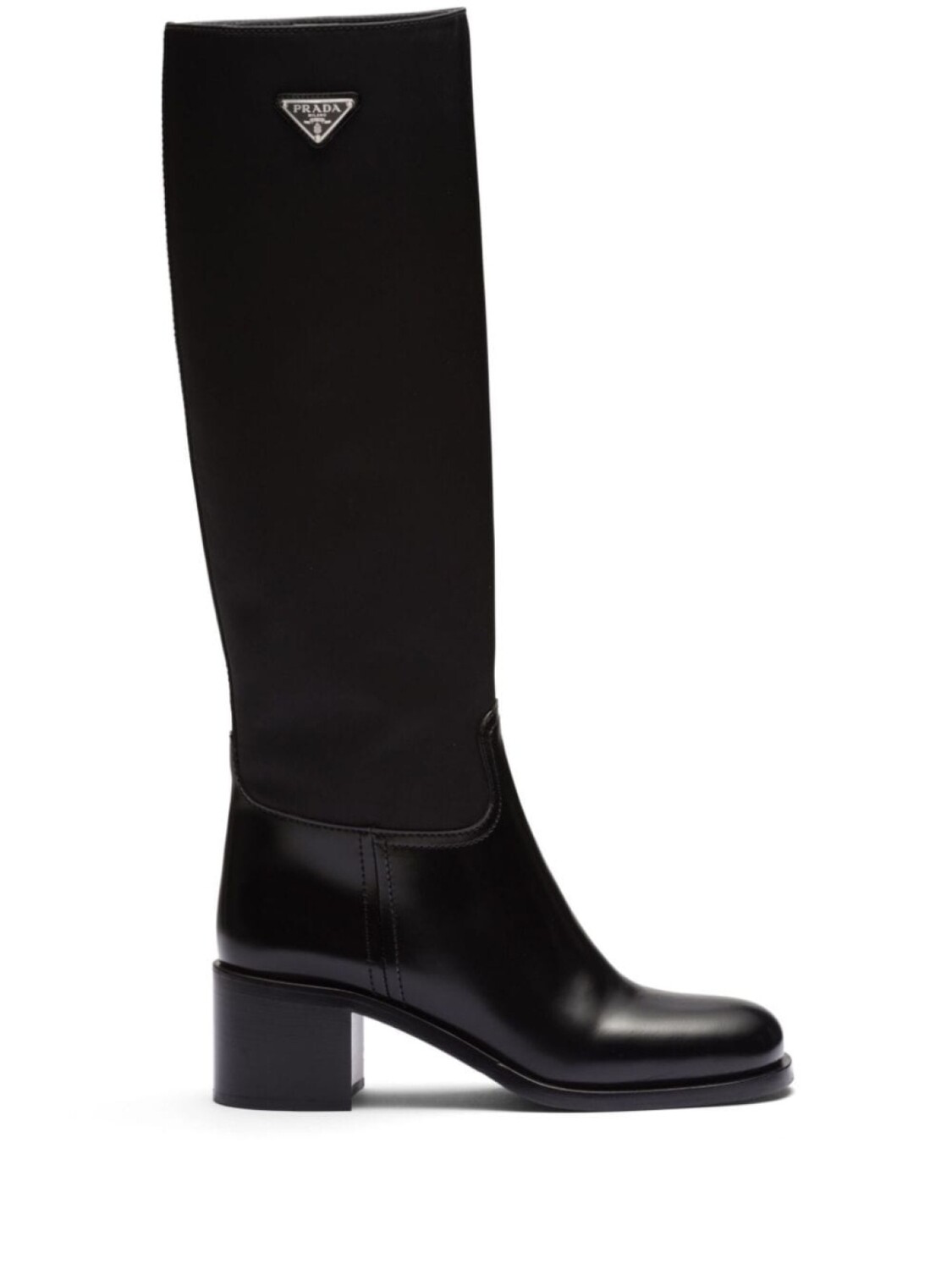 

Prada сапоги с логотипом, черный