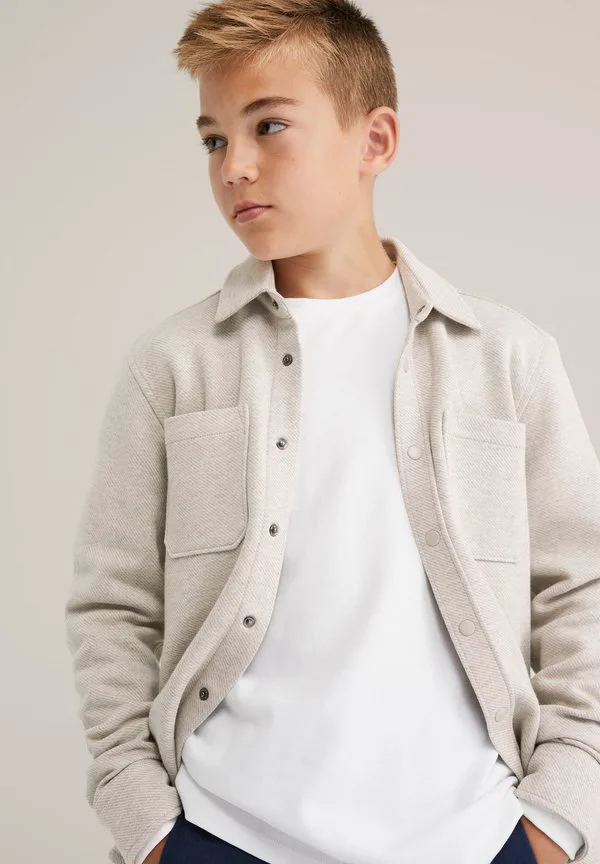 Рубашка «блю ридж» We Fashion, Beige — фото 4