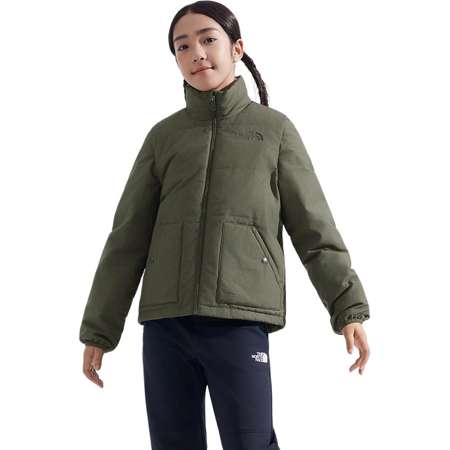 Пуховик m66 kids' THE NORTH FACE, зеленый