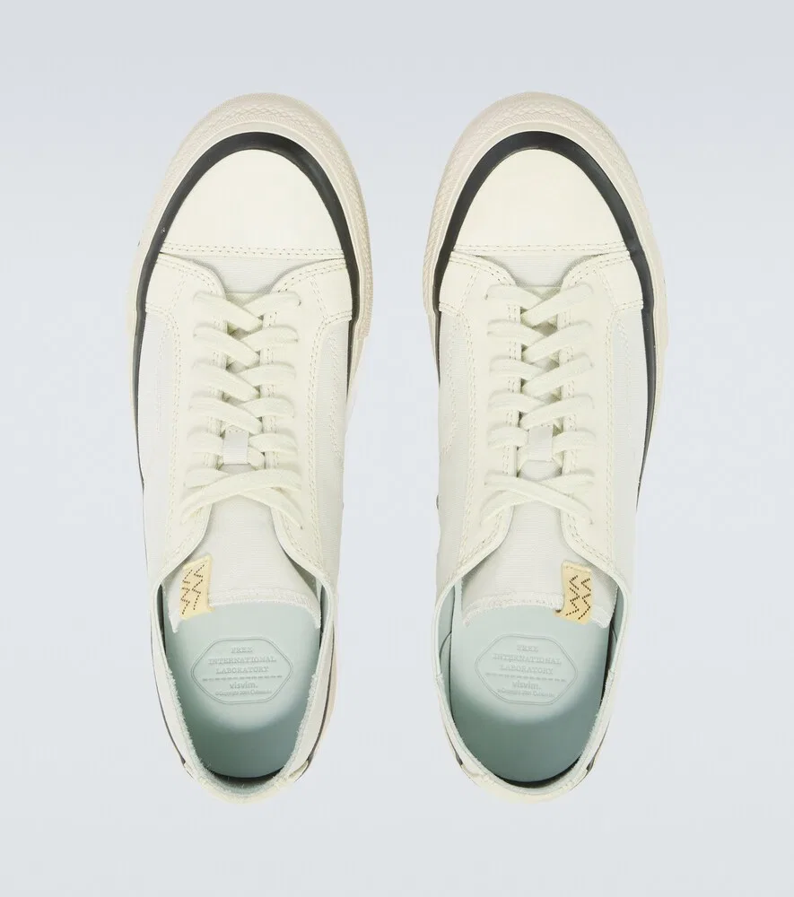 Кроссовки Nolan из парусины с кожаной отделкой Visvim, белый — фото 4
