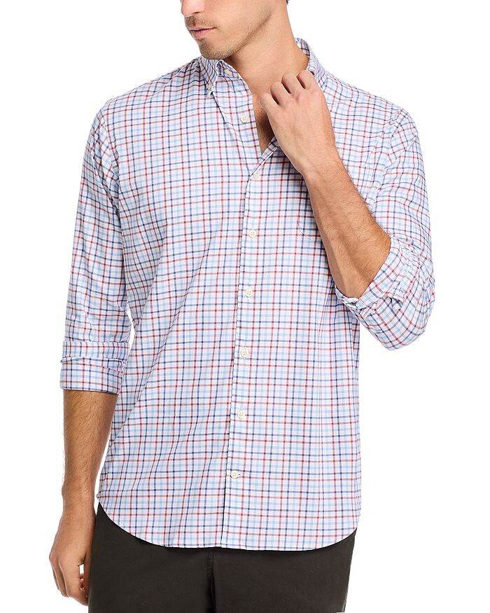 

Спортивная рубашка стрейч Peter Millar Calgary Crown Lite, мультиколор