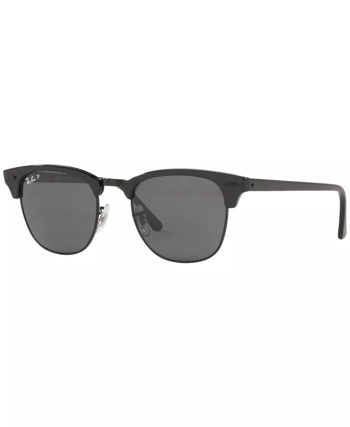 

Поляризационные солнцезащитные очки, RB3016 CLUBMASTER Ray-Ban, черный