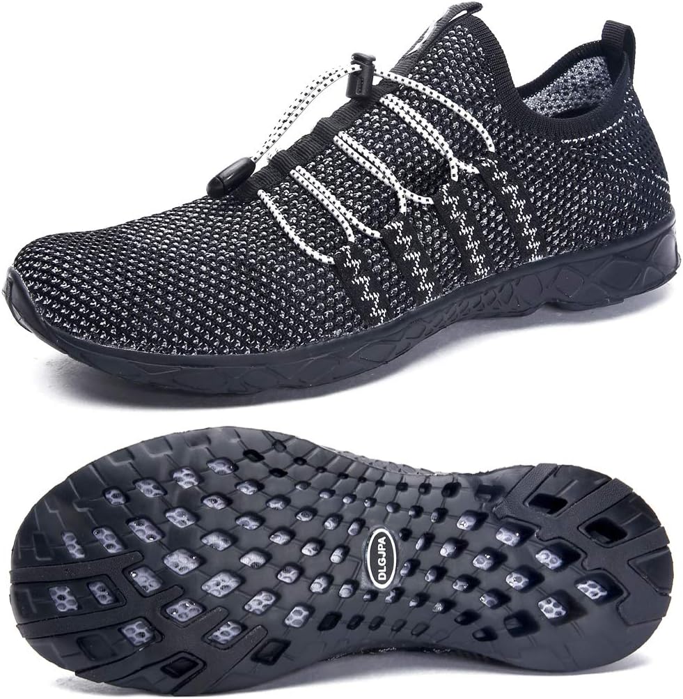 

Мужские легкие водные кроссовки DLGJPA для спорта и прогулок, с быстрым высыханием, черный