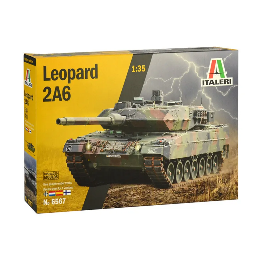 

Леопард 2А6 (Современный), Military Vehicles (1:35) (Italeri)