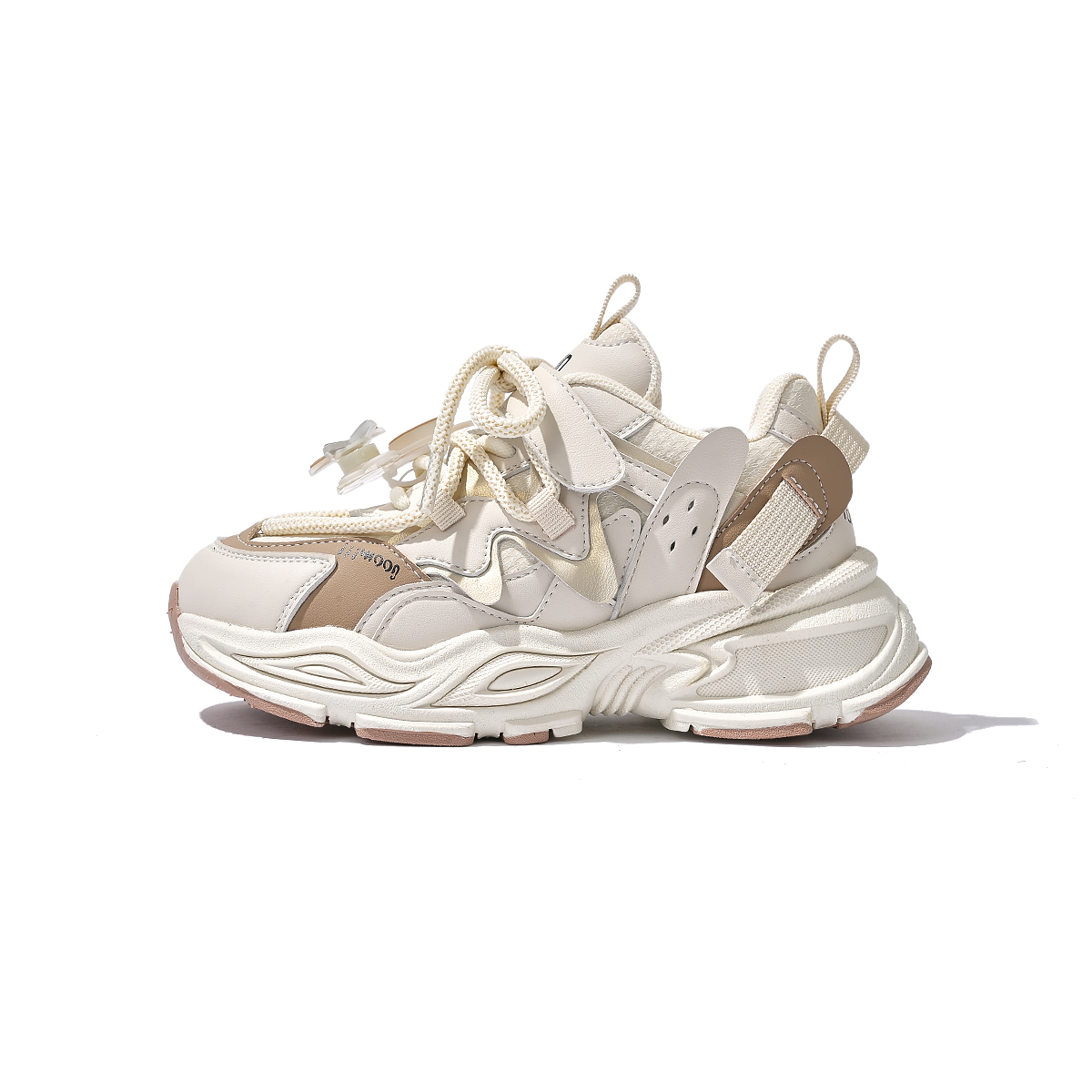 

Низкие детские кроссовки для повседневной жизни PSY, бежевый