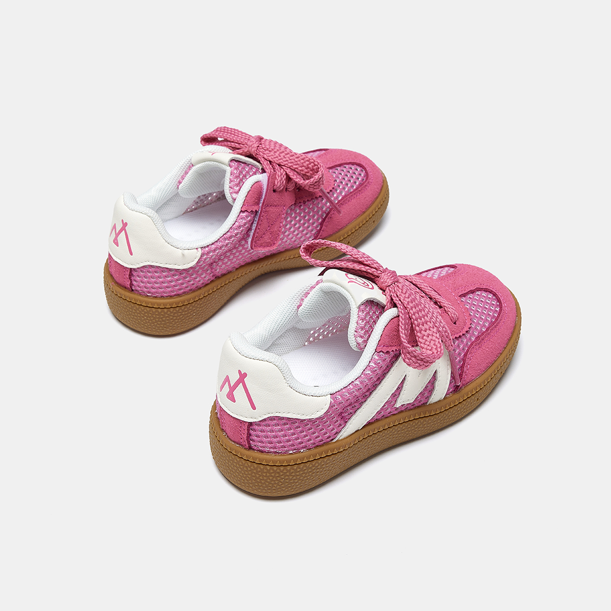 Детские скейтерские кроссовки Kids MQD, розовый/красная — фото 3