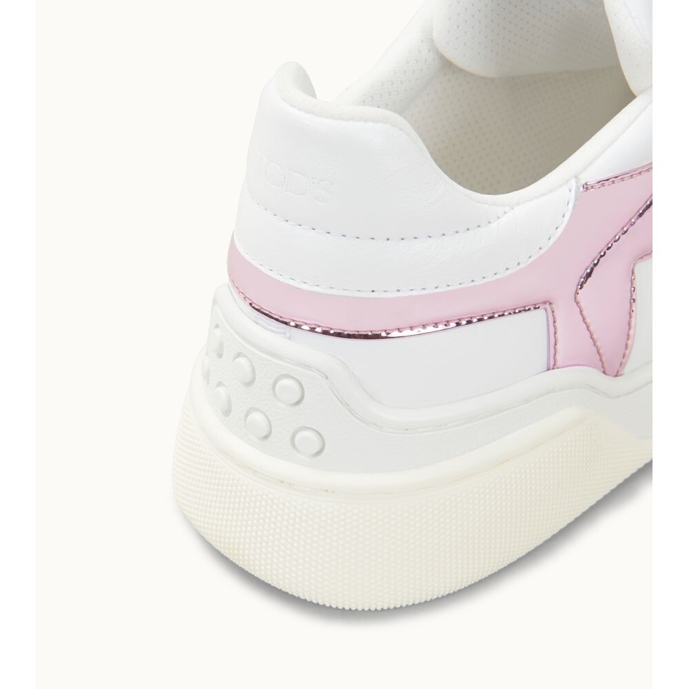 

Кроссовки из кожи TOD's, белый
