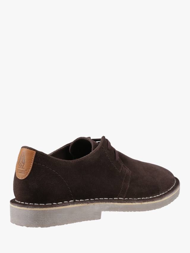 Скаутские замшевые туфли на шнуровке Hush Puppies, коричневый — фото 3