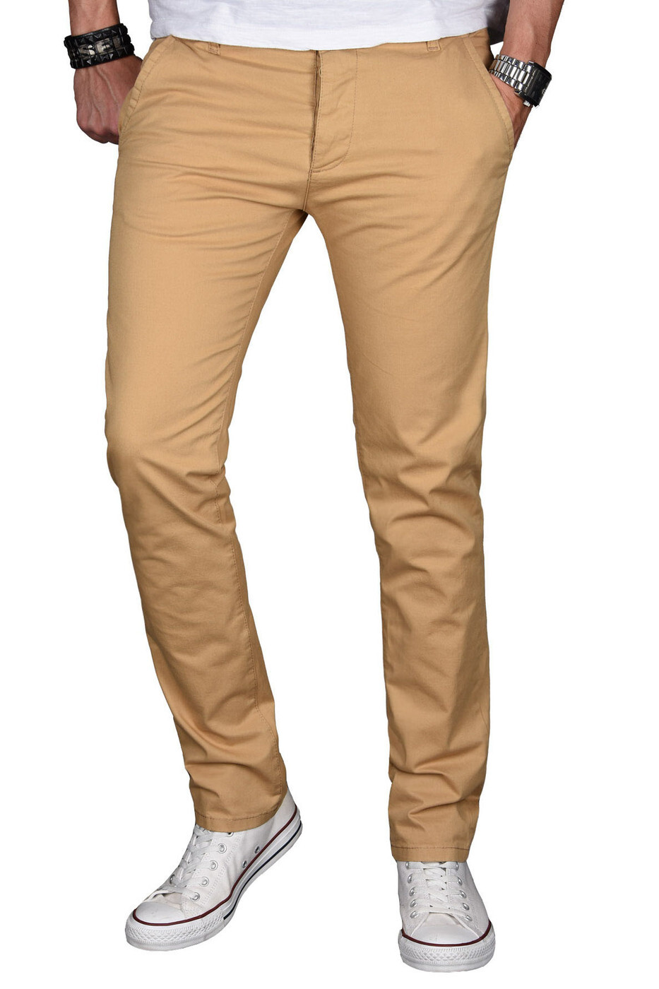 

Брюки чинос Alessandro Salvarini Hose ASStredy, бежевый