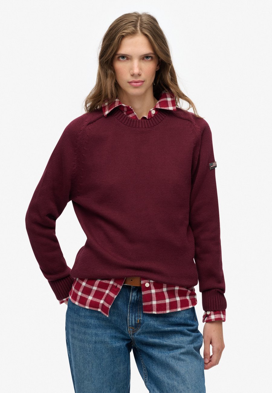 

Джемпер Superdry & Co SLOUCHY CREW, Port Red/Red