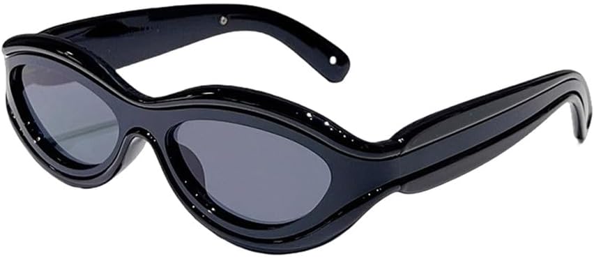 

Овальные солнцезащитные очки для женщин и мужчин, с леопардовым принтом, черная оправа, линзы из поликарбоната, винтажный повседневный стиль, защита от солнца UV400 VFDHN, C2