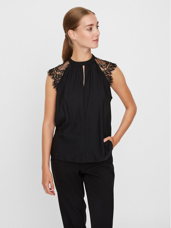 

Блузка стандартного кроя Vero Moda, черный
