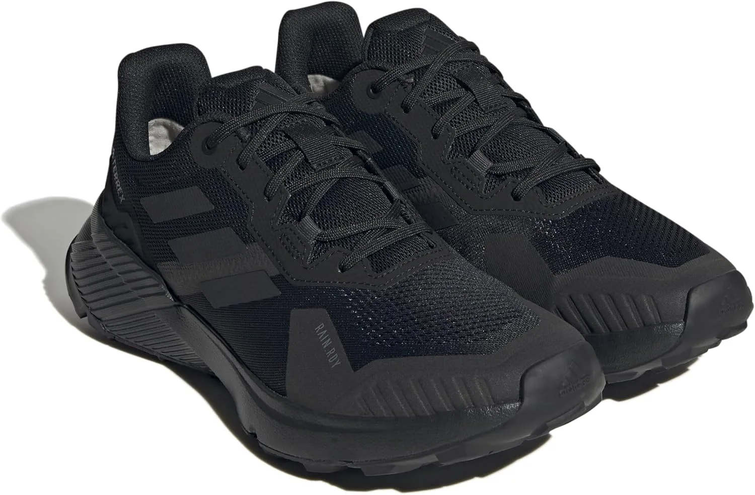 Мужские кроссовки Adidas Terrex Soulstride Rain.rdy для трейл-раннинга, черный — фото 4