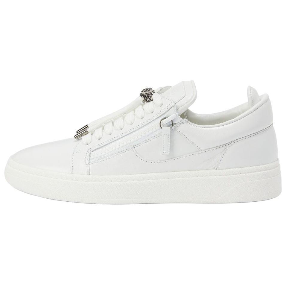 

Кроссовки GZ94 с двумя молниями, низкие Giuseppe Zanotti, белый