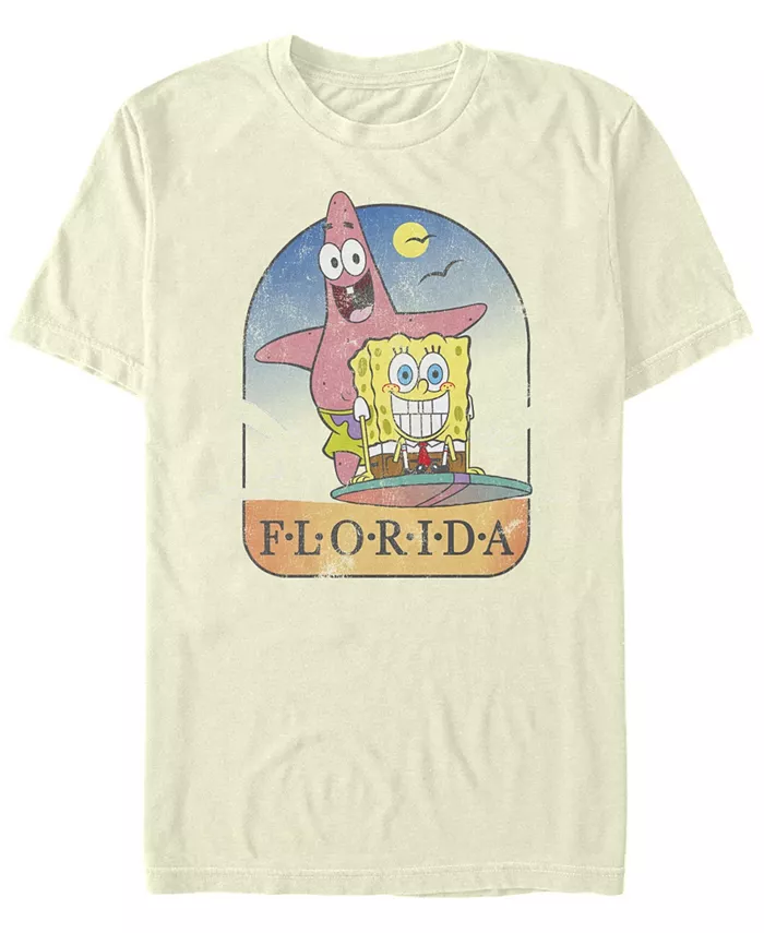 

Мужская футболка Sponge Florida с коротким рукавом Fifth Sun, коричневый/бежевый