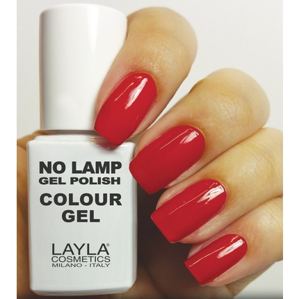 

Косметика Milano No Lamp Polish Color Gel Красный Vegas 10 мл Layla
