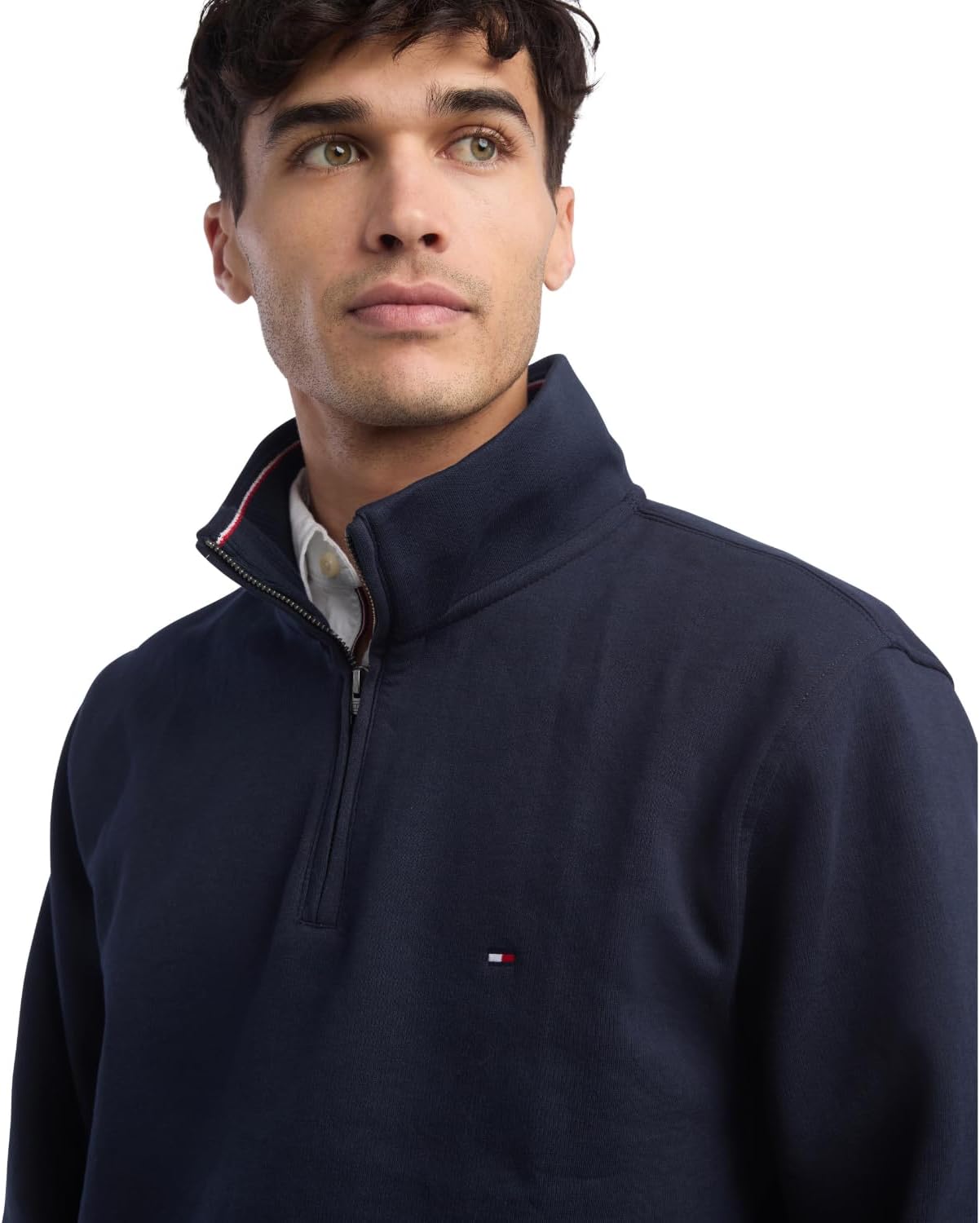 Толстовка Tommy Hilfiger Bill с застежкой-молнией 1/4, Sky Captain — фото 2