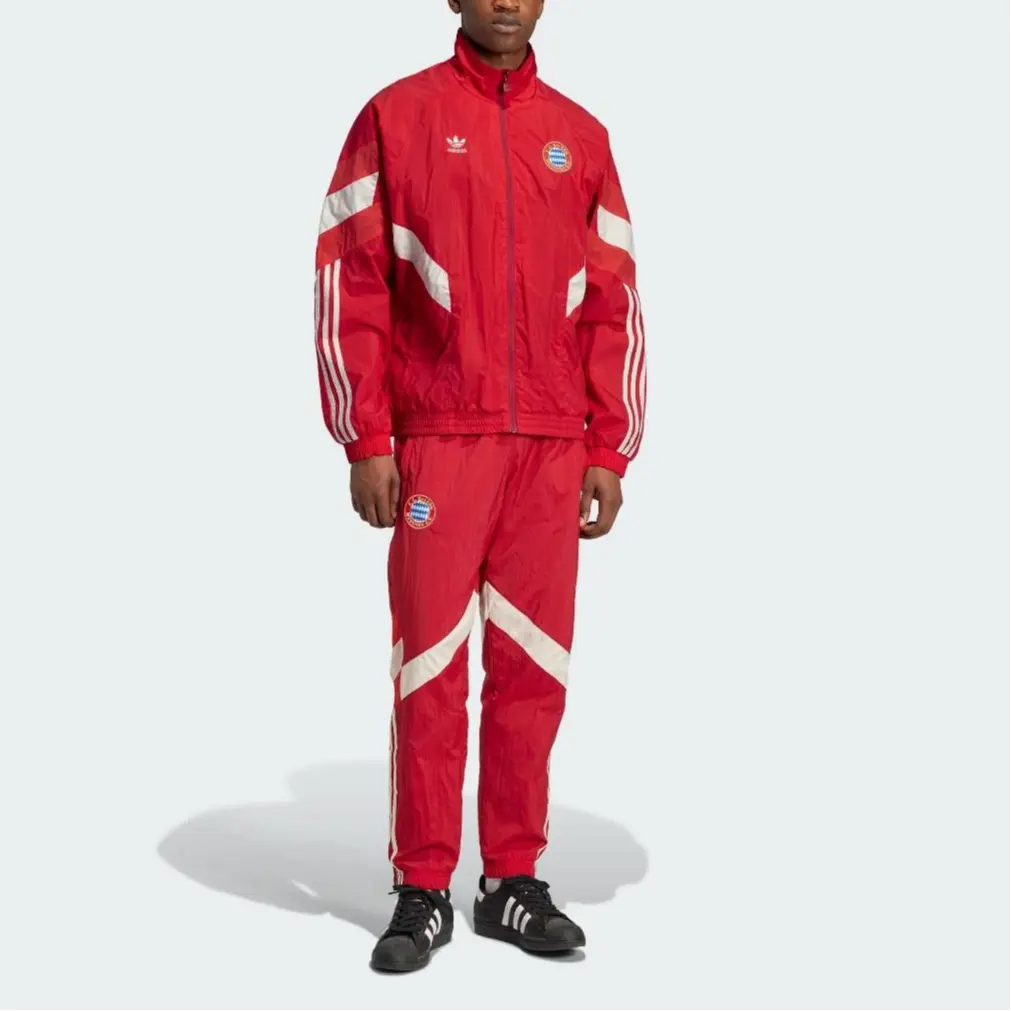 Одежда Куртка Мужская Красная Adidas Originals, красный — фото 2