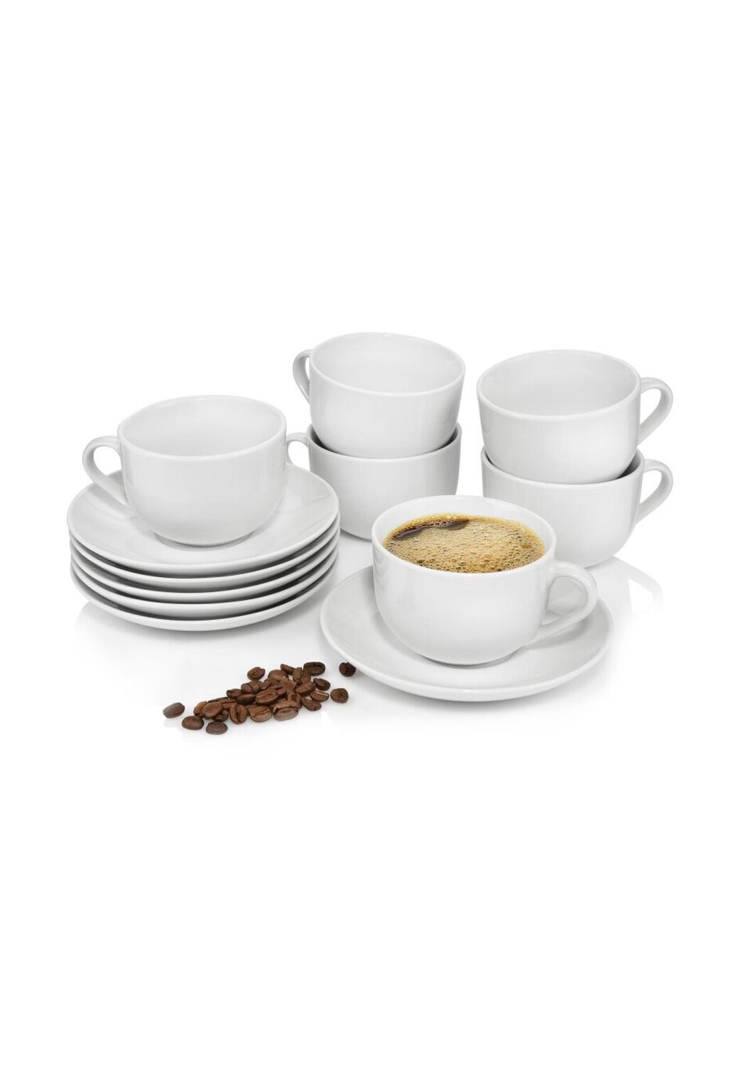 

Фарфоровый сервиз Новый Порт Sänger, weiß - kaffeetassen set 12-teilig