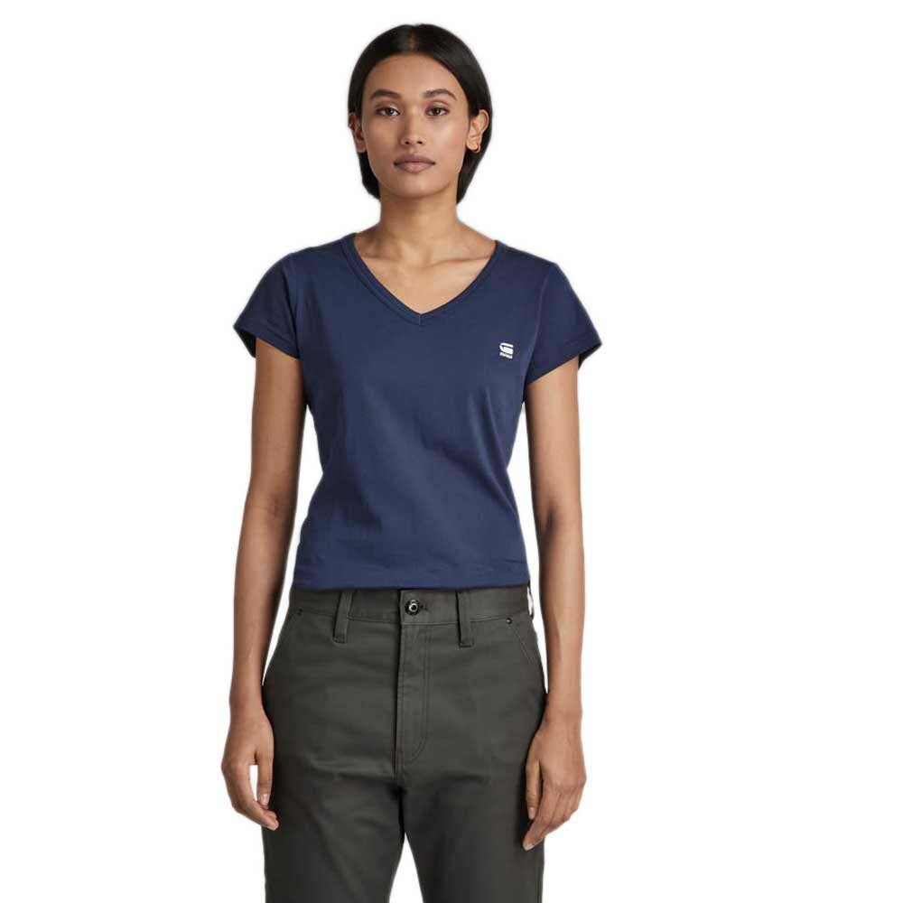 

Футболка G-Star Eyben Slim Short Sleeve V Neck, синий