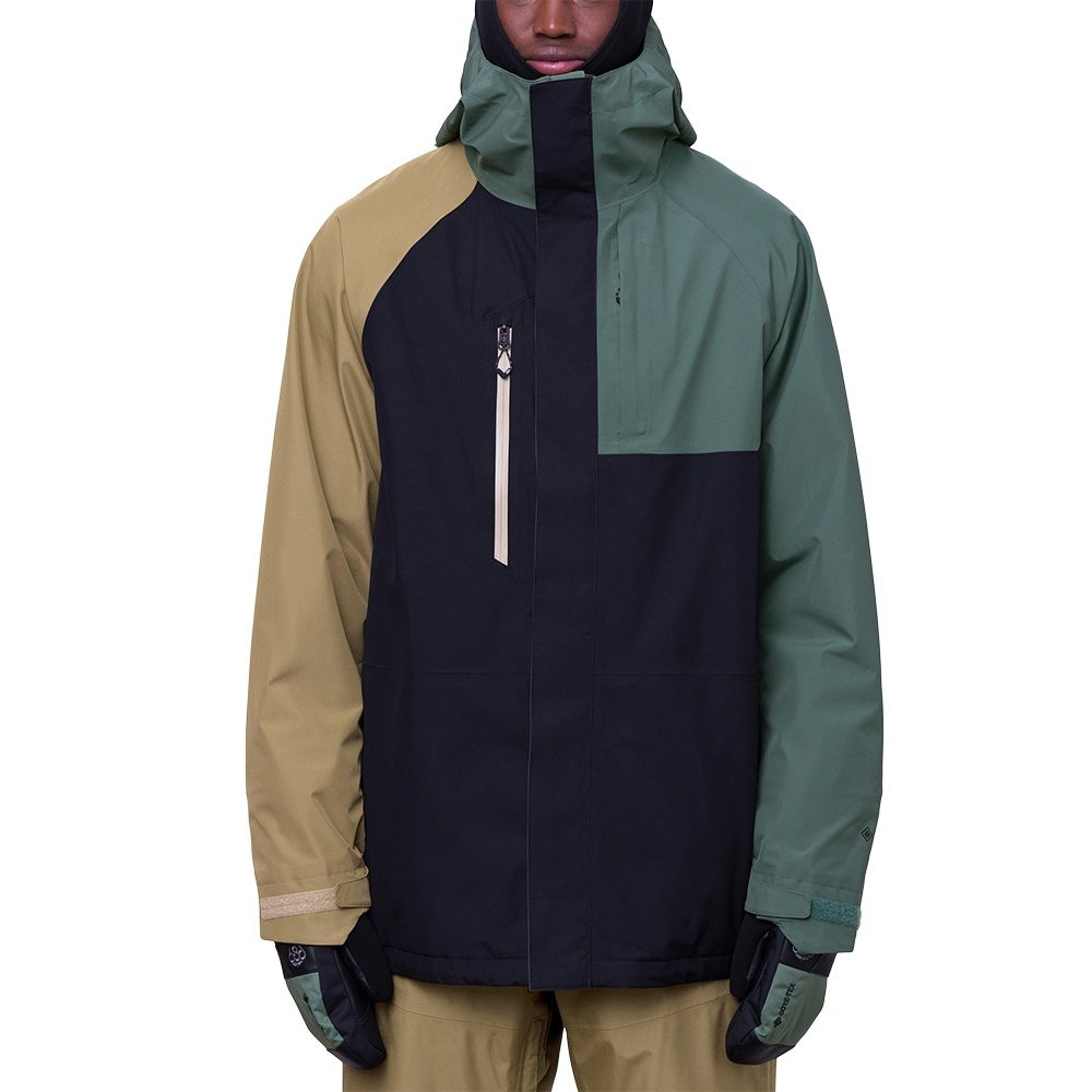 

Куртка для сноуборда 686 GORE-TEX Core Shell (мужская) - Зима 2024, Cypress Sage Colorblock