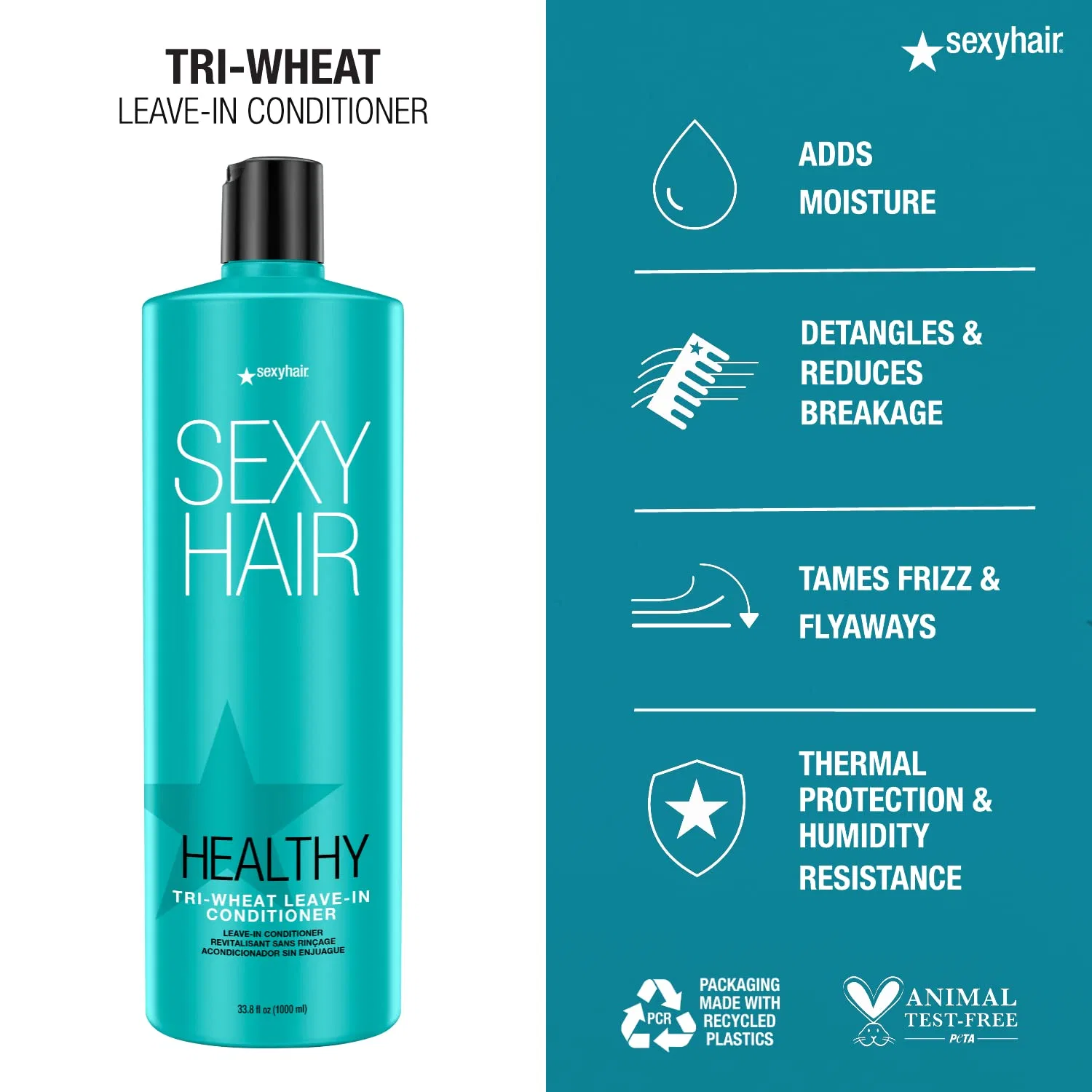 Несмываемый кондиционер «TRI-WHEAT LEAVE IN COND» от HSH Sexyhair — фото 3