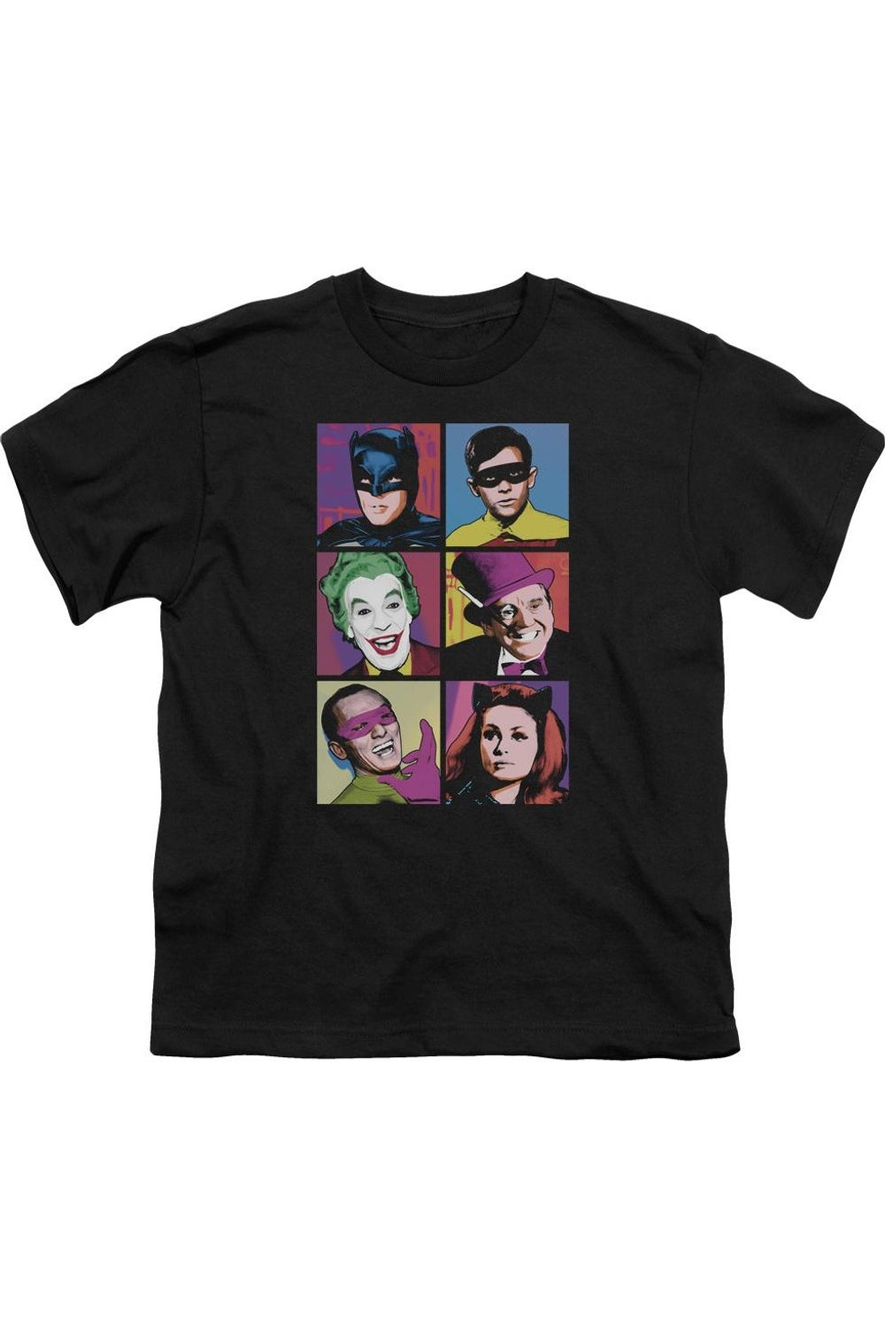 

Футболка с коротким рукавом для детей Batman Classic TV Pop Cast Gildan, черный