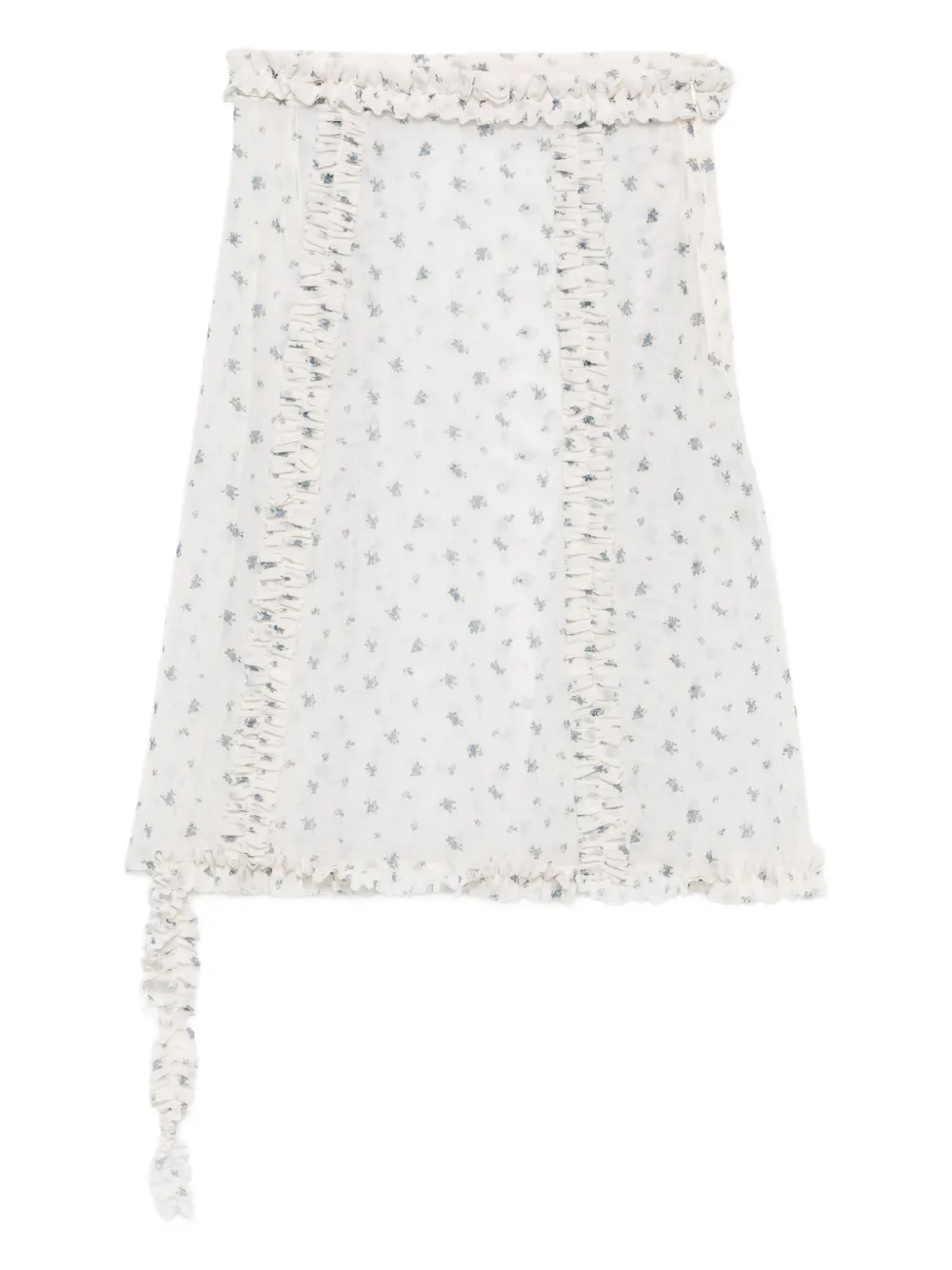 

Юбка с цветочным принтом Rokh, белый