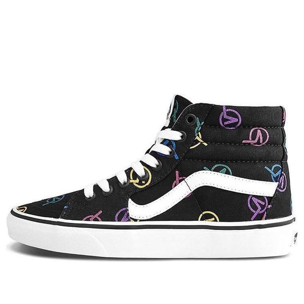 

Кроссовки sk8-hi black 'black white' Vans, черный