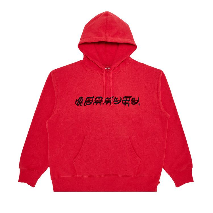 

Толстовка Supreme Blackletter Hooded Sweatshirt, Watermelon