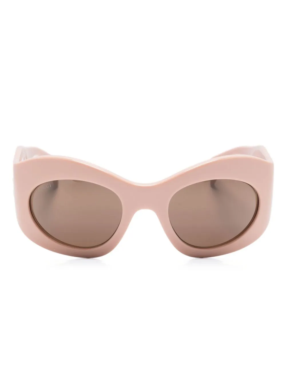 

Солнцезащитные очки в овальной оправе Gucci Eyewear, розовый