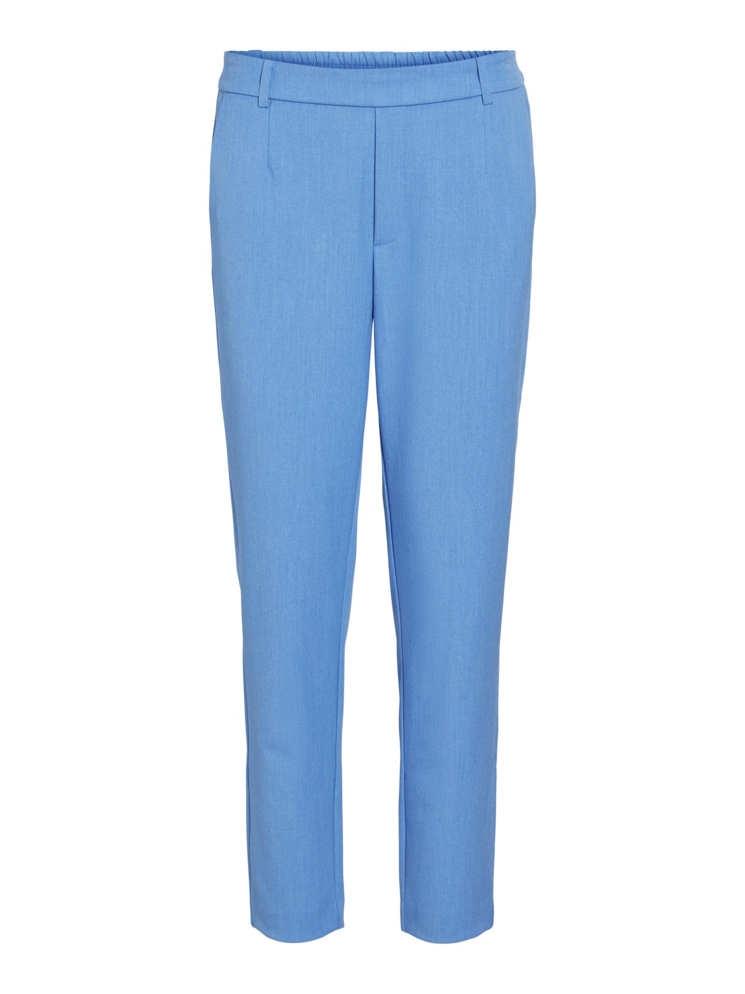 

VILA Брюки 'VIVarone' с зауженным кроем и защипами спереди в цвете Azure