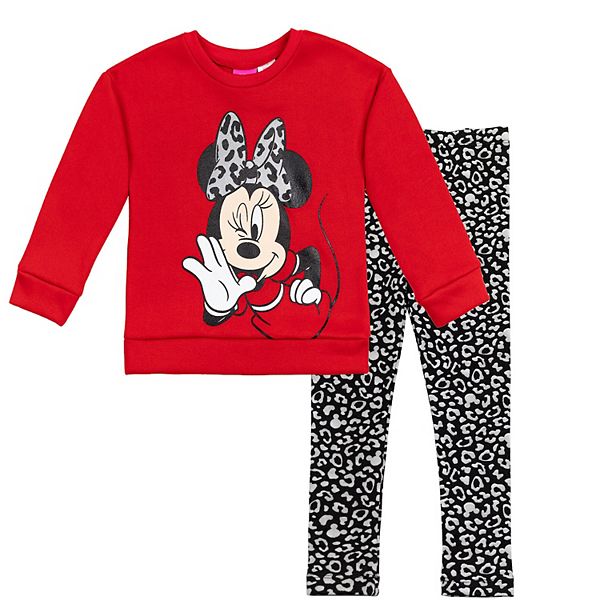 

Комплект свитшот и леггинсы Disney Minnie Mouse Imagikids, Red Black