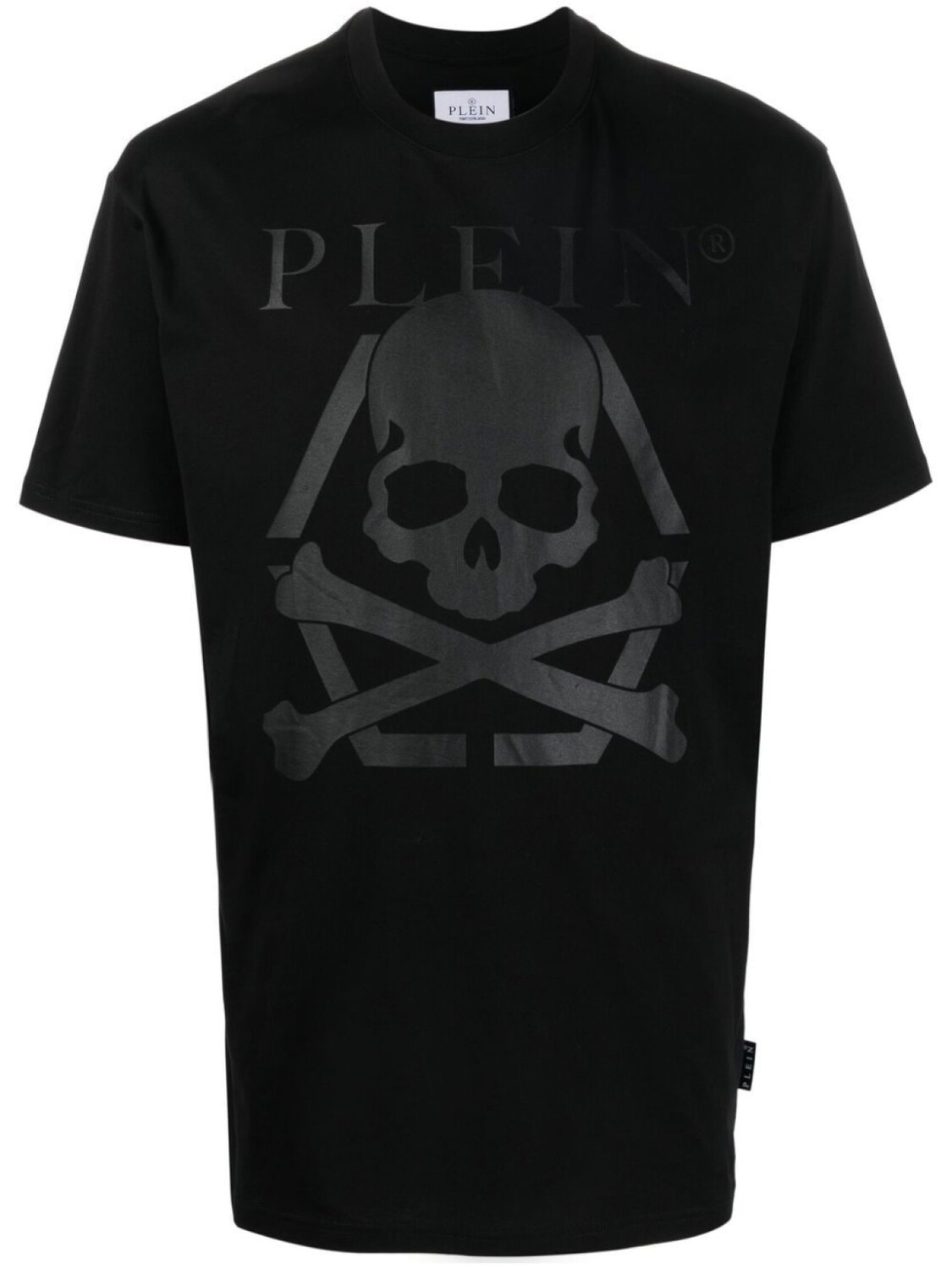 

Philipp Plein футболка с логотипом и принтом, черный