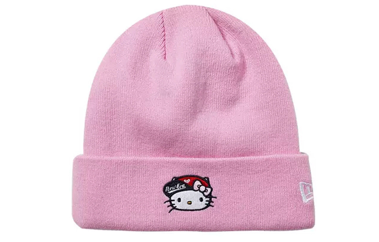 

New Era Акриловая вязаная шапка унисекс розовая, Pink