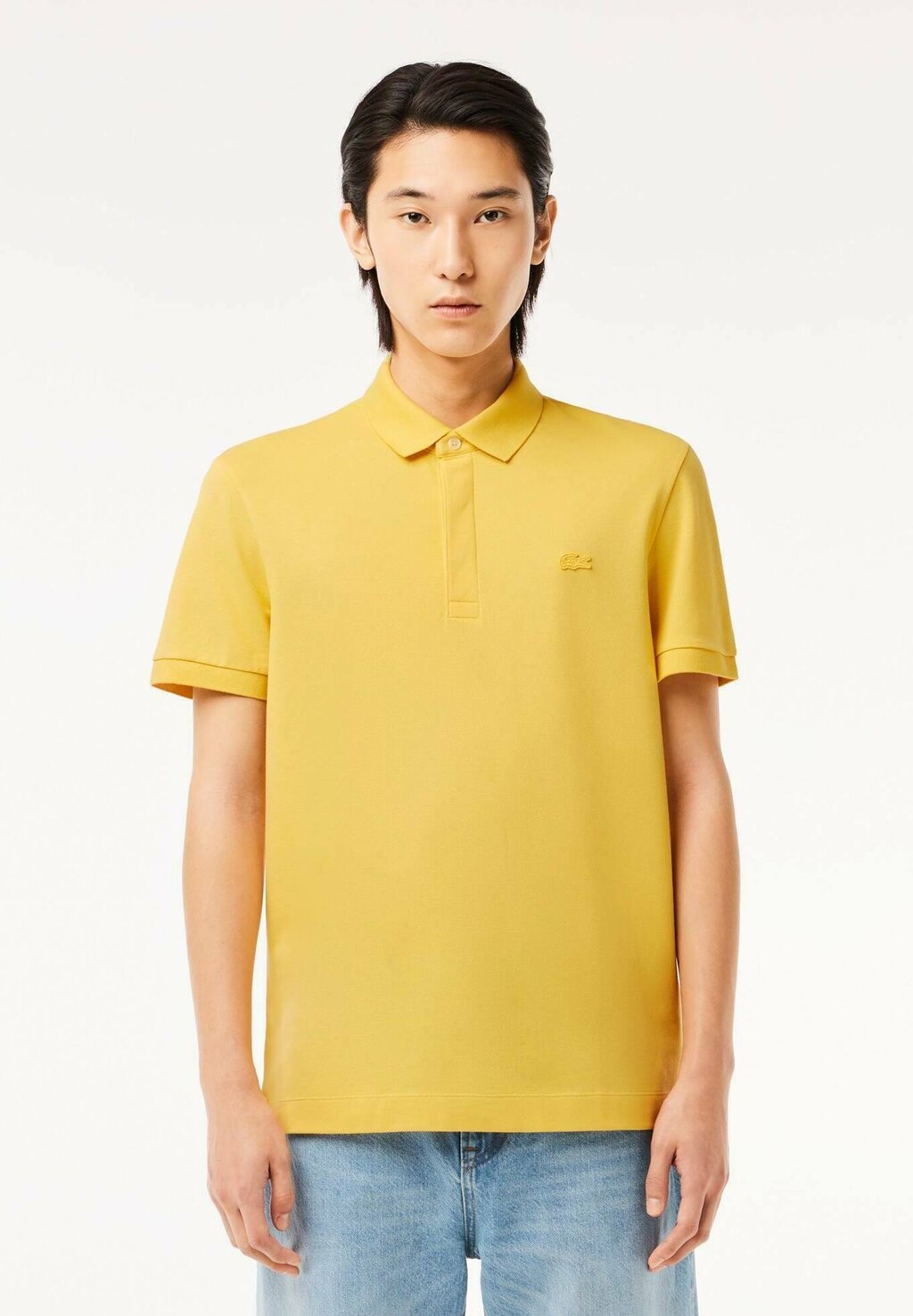 

Поло Lacoste, желтое