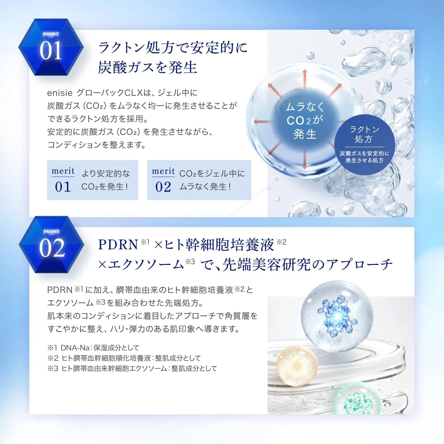 Маска для лица Enisie — Glow Pack, , с углеродным газом, PDRN, витамином C — фото 4