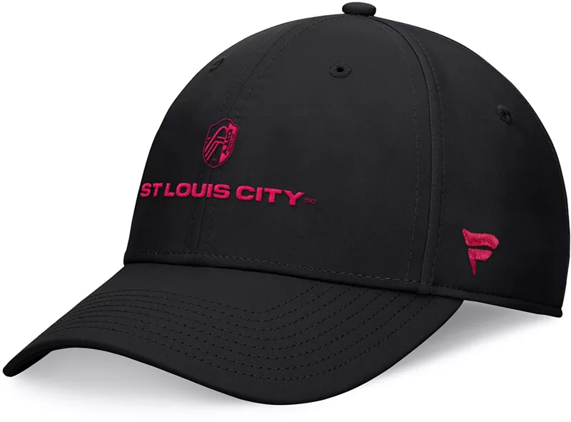 

Черная кепка Flexfit для взрослых MLS St. Louis City SC Fundamental Fanatics