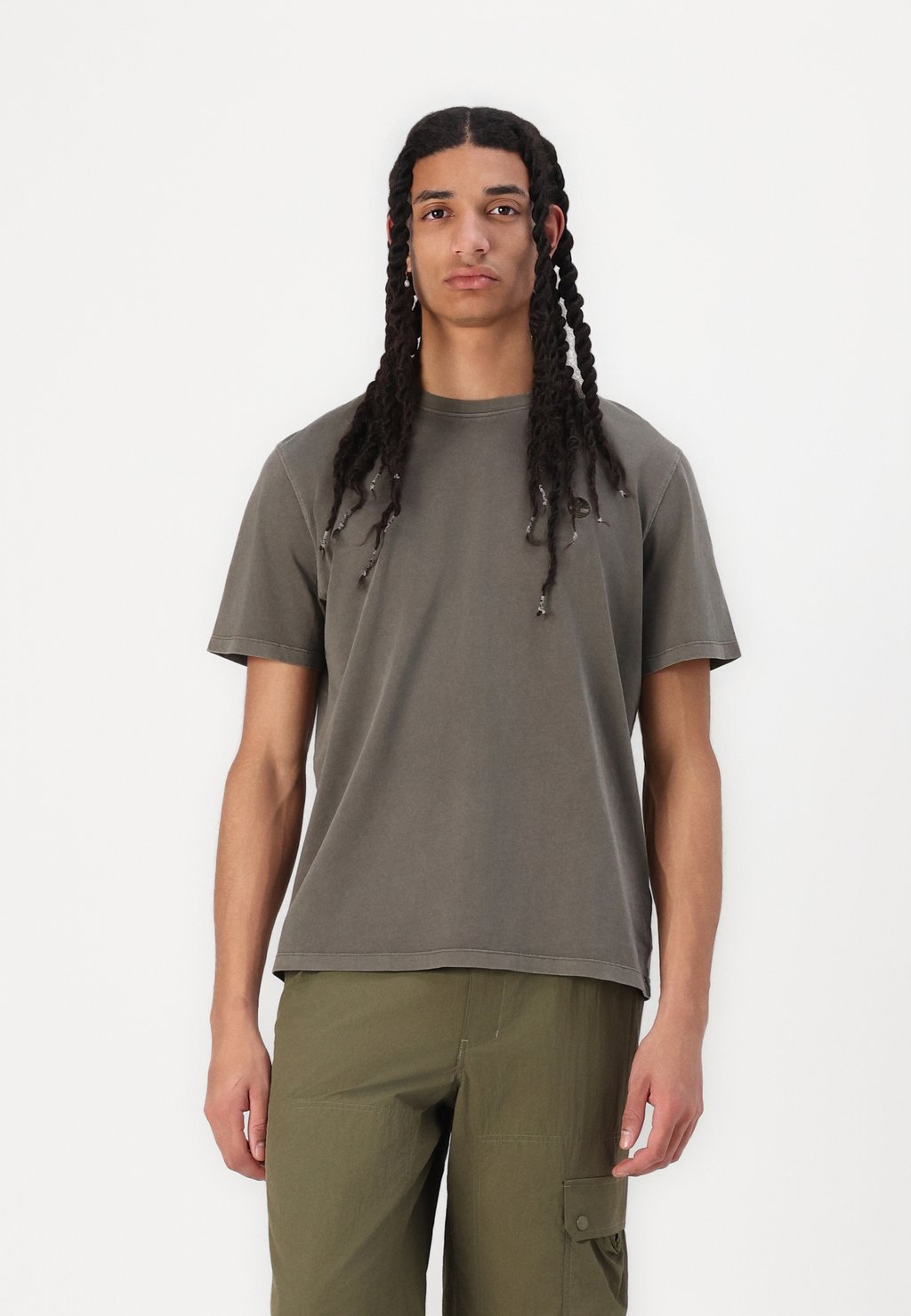

Базовая футболка DUNSTAN RIVER SHORT SLEEVE TEE Timberland, оливковый