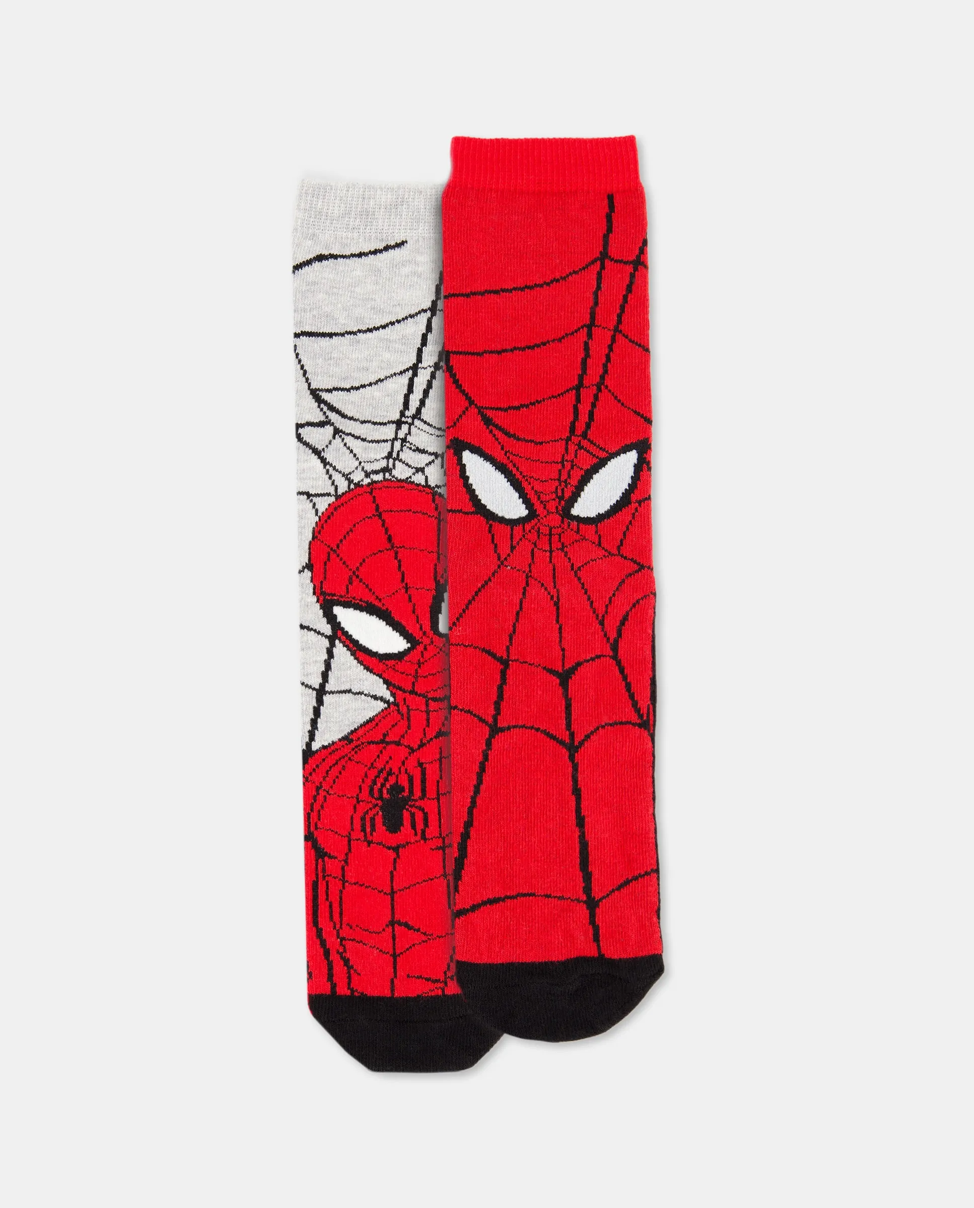 

Набор из 2 противоскользящих носков с принтом SPIDERMAN для мальчиков Cotton Juice, красный