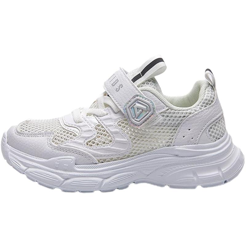 

Дышащие низкие повседневные детские кроссовки для детей 3-7 лет ABC KIDS, белый