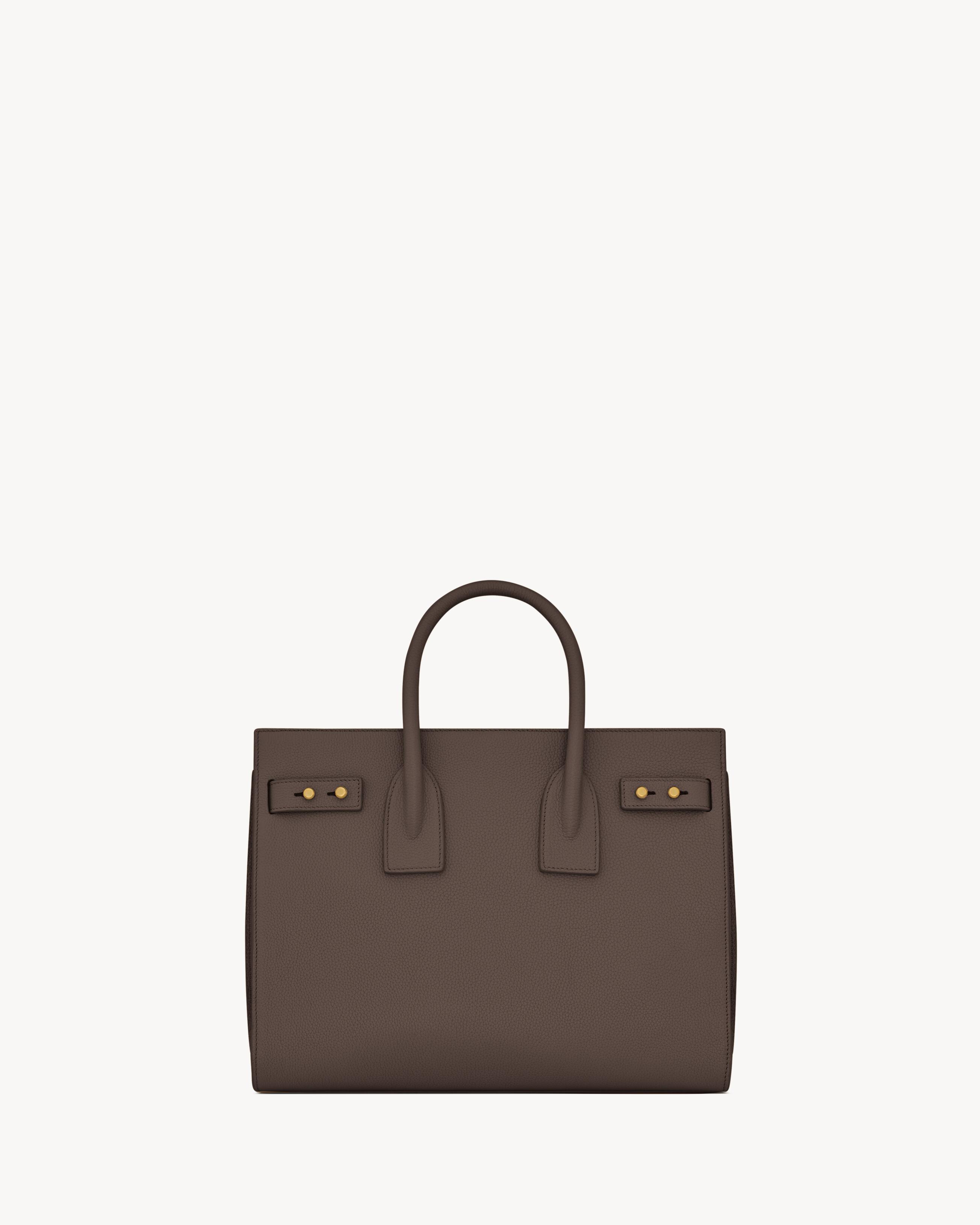 Мягкая сумка Sac de jour Saint Laurent, коричневый — фото 3