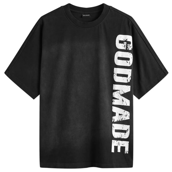 

Футболка с логотипом сбоку God Made, черный